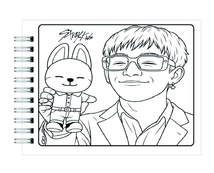 Libro para Colorear Stray Kids  3