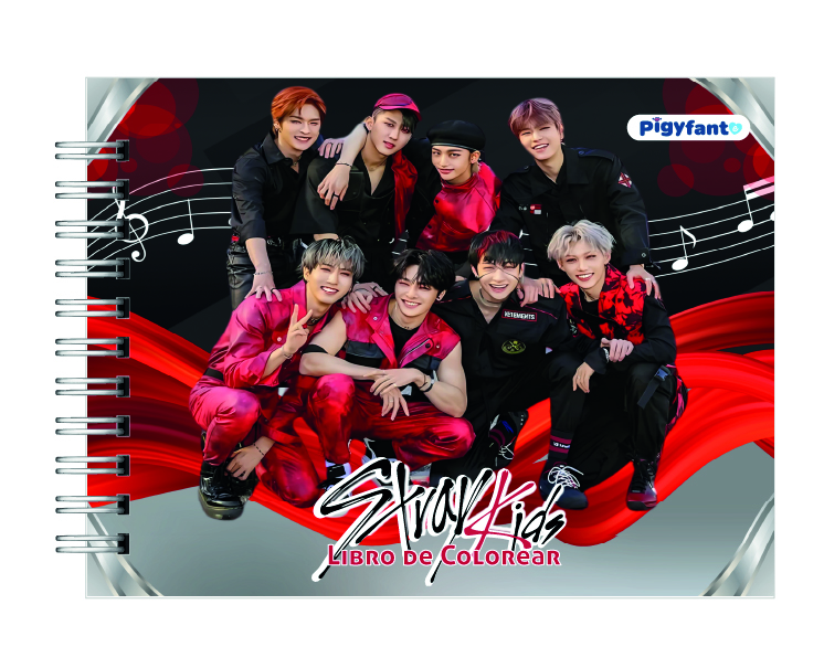Libro para Colorear Stray Kids  1