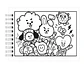 Libro para Colorear Cute Arms BTS - Miniatura 4