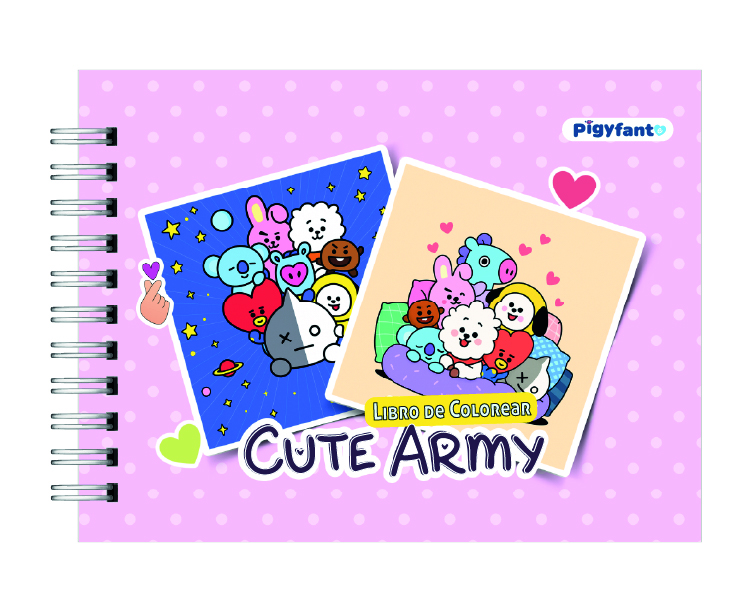 Libro para Colorear Cute Arms BTS 1
