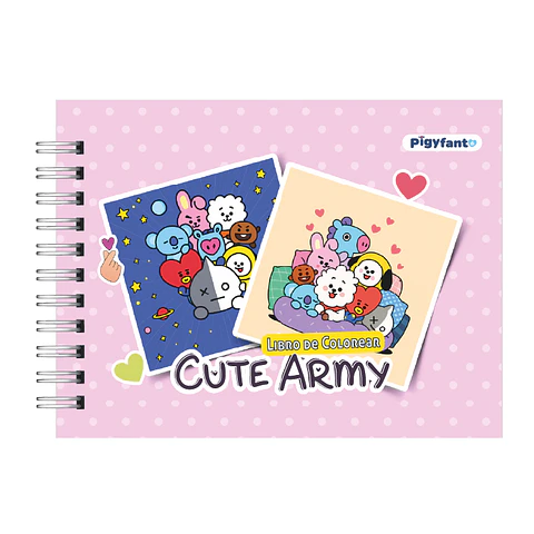Libro para Colorear Cute Arms BTS