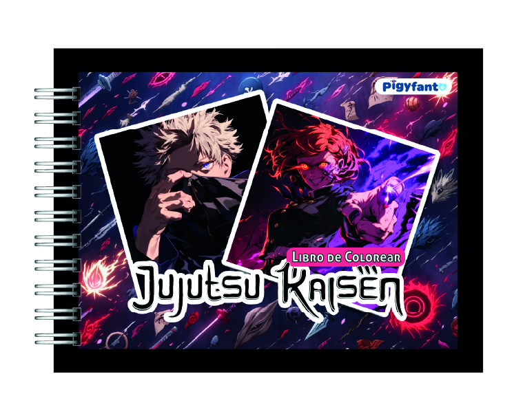 Libro para Colorear Jujutsu Kaisen 6