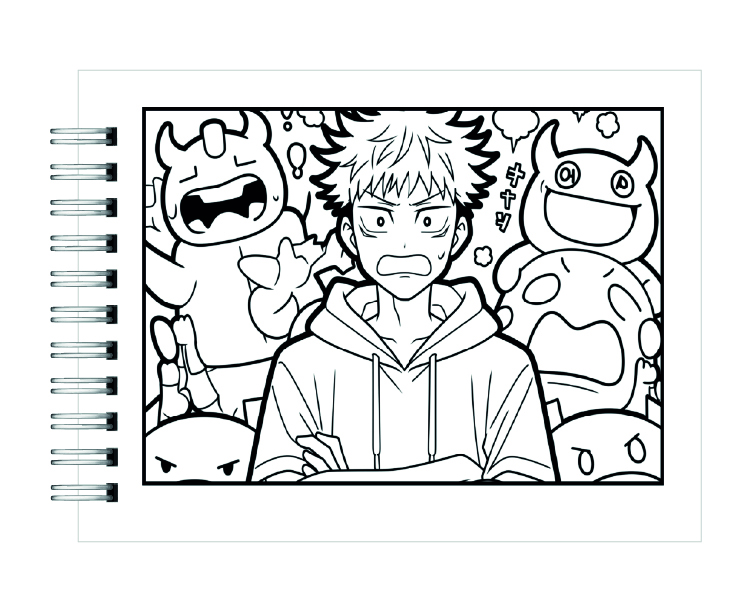 Libro para Colorear Jujutsu Kaisen 3