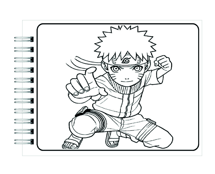 Libro para Colorear Naruto 6