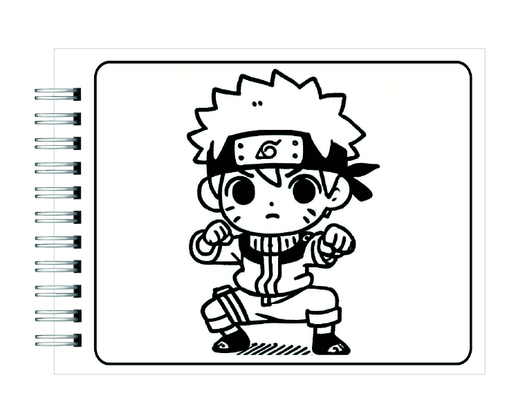 Libro para Colorear Naruto 4