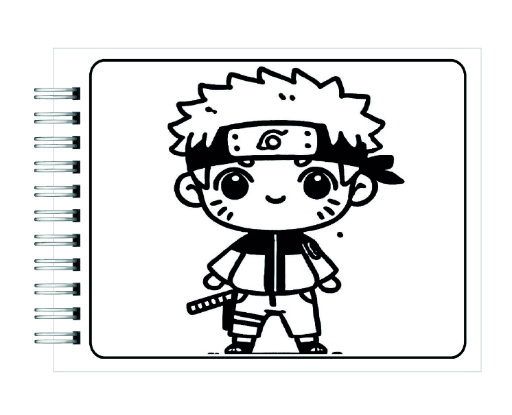 Libro para Colorear Naruto 3