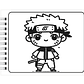 Libro para Colorear Naruto - Miniatura 3