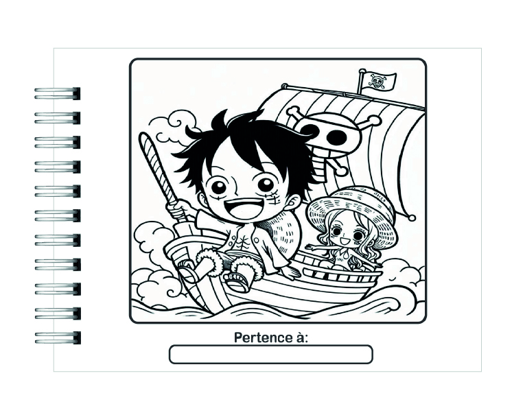Libro para Colorear One Piece  2