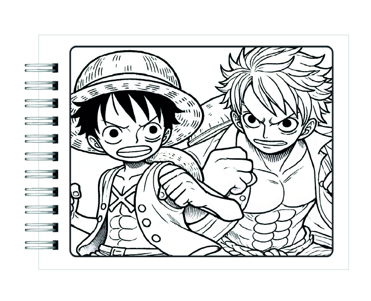 Libro para Colorear One Piece  4