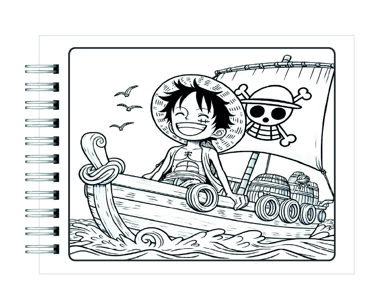 Libro para Colorear One Piece  5