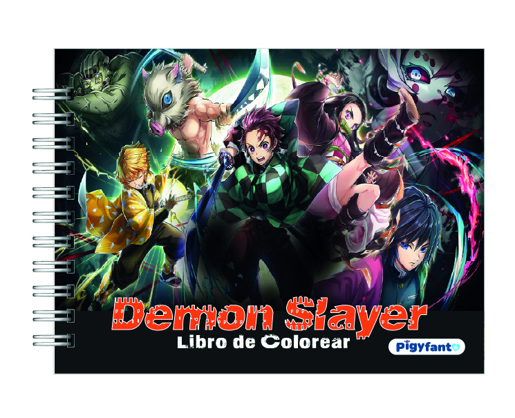 Libro para Colorear Demon Slayer 7