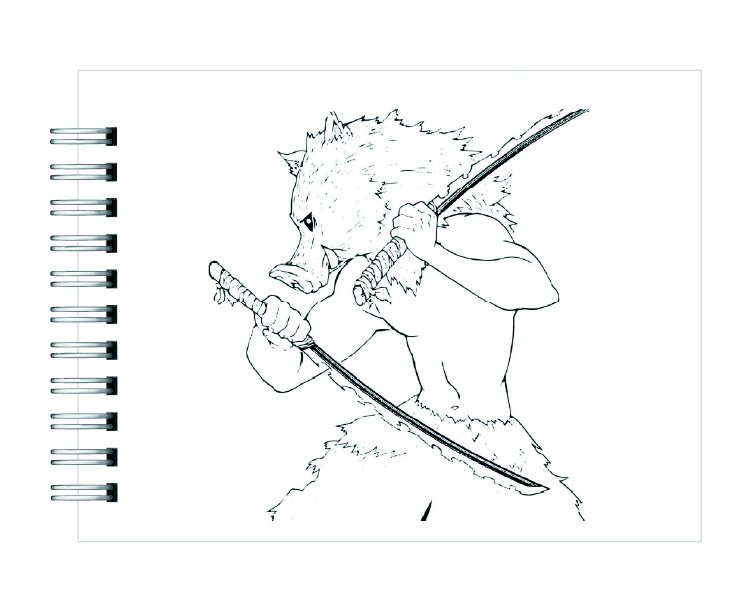 Libro para Colorear Demon Slayer 4