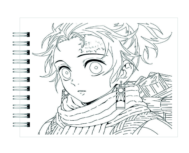 Libro para Colorear Demon Slayer 2