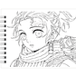 Libro para Colorear Demon Slayer - Miniatura 2