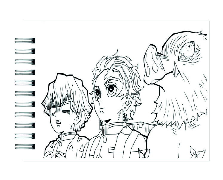 Libro para Colorear Demon Slayer 5