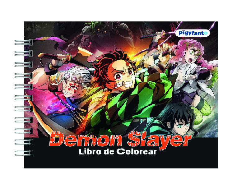Libro para Colorear Demon Slayer 6