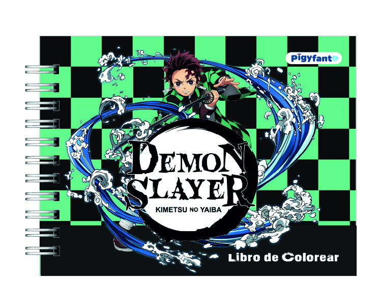 Libro para Colorear Demon Slayer 1