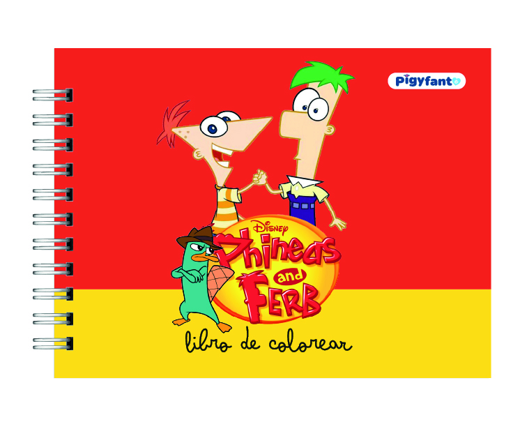Libro para Colorear Phineas y Ferb 7
