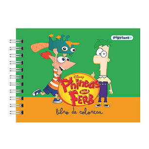 Libro para Colorear Phineas y Ferb