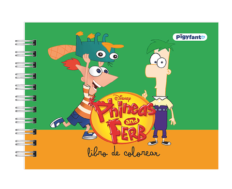 Libro para Colorear Phineas y Ferb
