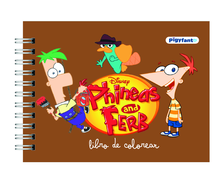 Libro para Colorear Phineas y Ferb 8