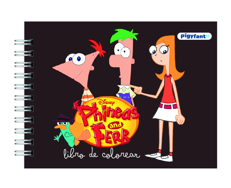 Libro para Colorear Phineas y Ferb 9