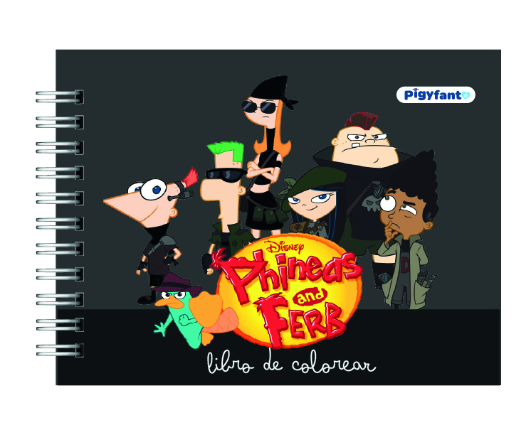Libro para Colorear Phineas y Ferb 10