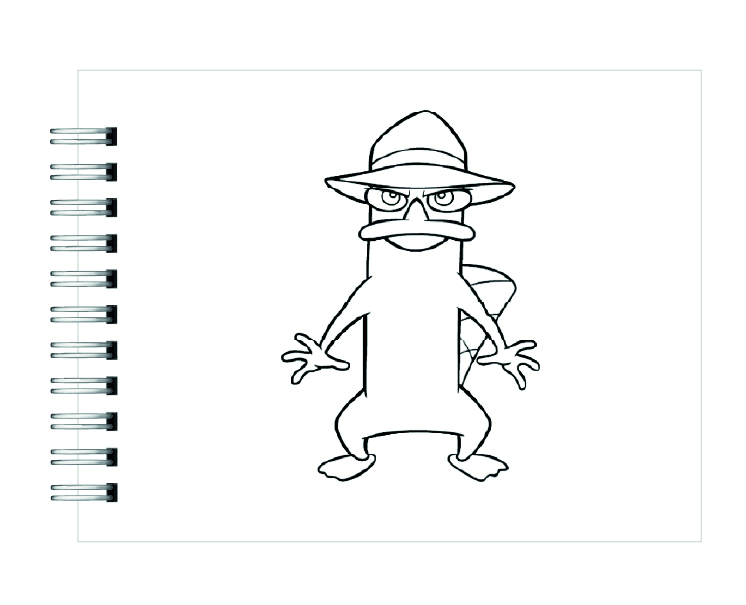 Libro para Colorear Phineas y Ferb 3