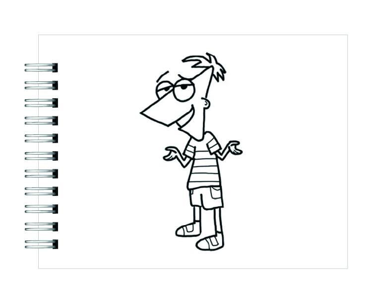 Libro para Colorear Phineas y Ferb 5