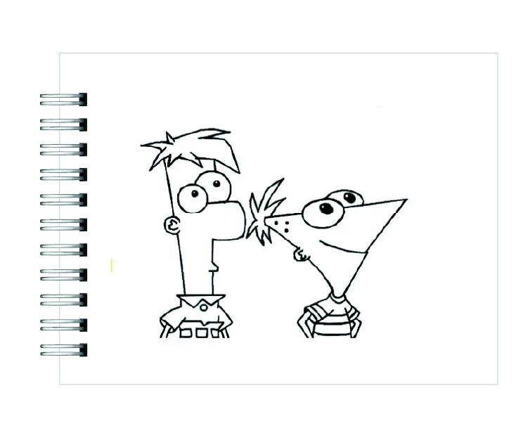 Libro para Colorear Phineas y Ferb 2