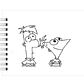 Libro para Colorear Phineas y Ferb - Miniatura 2