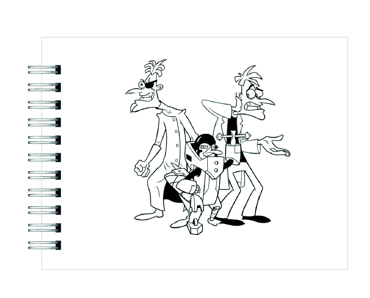 Libro para Colorear Phineas y Ferb 6