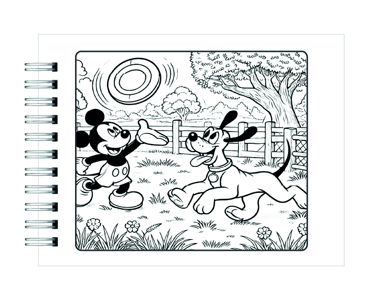 Libro para Colorear Mickey Mouse 2