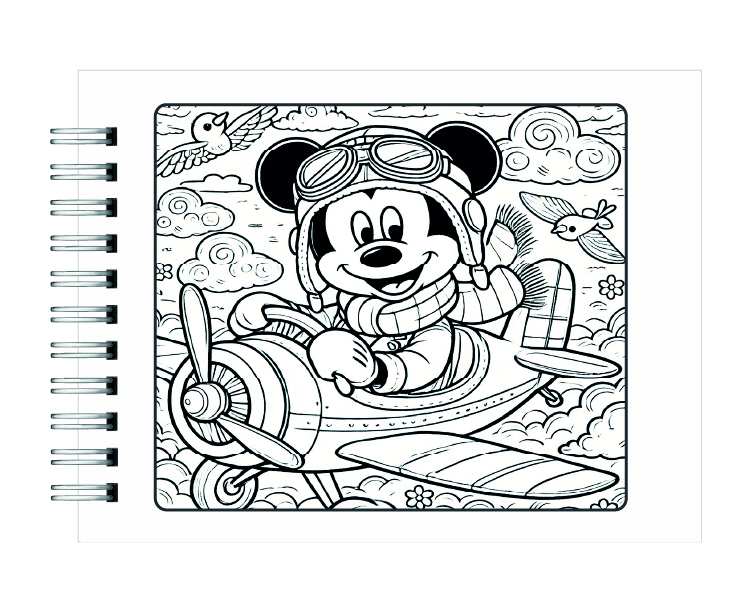 Libro para Colorear Mickey Mouse 3