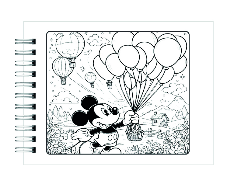 Libro para Colorear Mickey Mouse 4