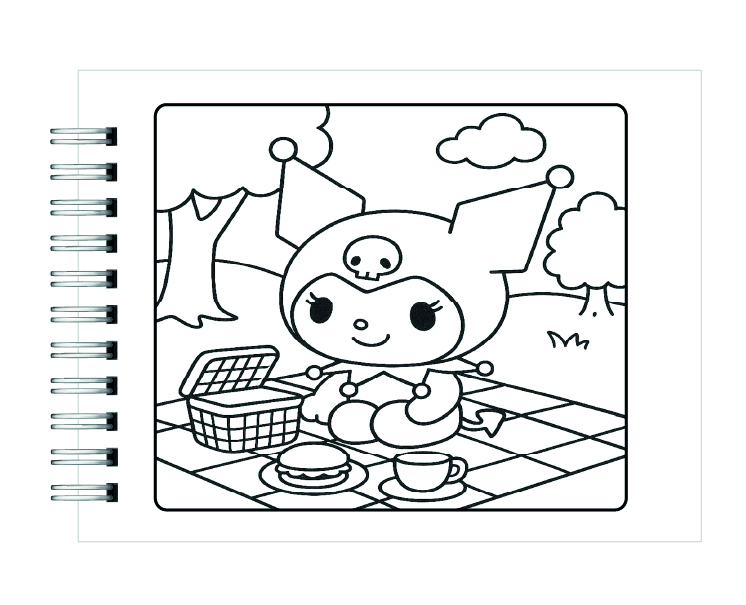 Libro para Colorear Kuromi 2