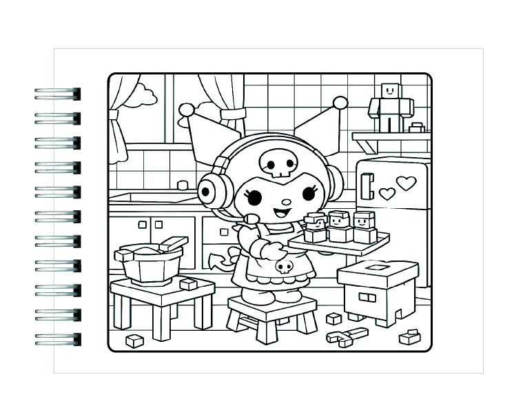 Libro para Colorear Kuromi 3