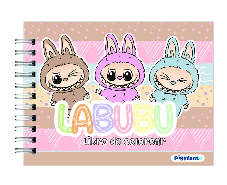 Libro para Colorear Labubu 1