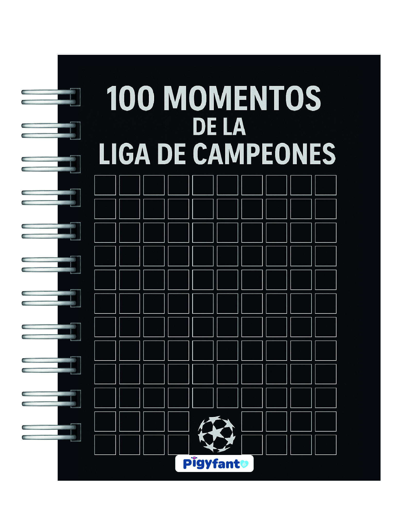 Libro para colorear de 100 páginas de momentos de la Liga de Campeones 1