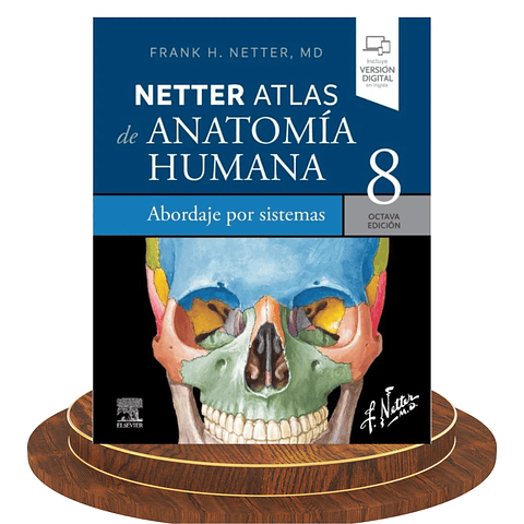Atlas de Anatomía Humana Netter – 8.ª edición (Abordaje por Sistemas) | Edición Elaborada por Nosotros