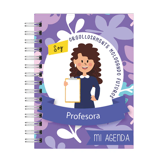 Agenda Profesora – Agenda personalizable Día del Profesor Pigyfante