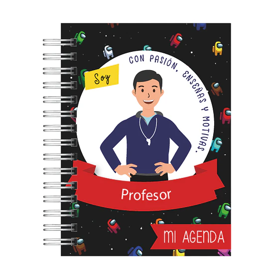 Agenda Profesor – Agenda personalizable Día del Profesor Pigyfante