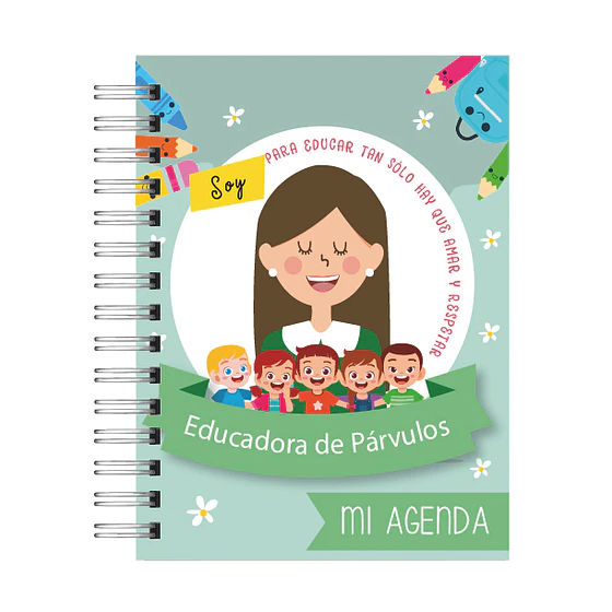Agenda Educadora de Párvulos – Agenda personalizable Día del Profesor Pigyfante