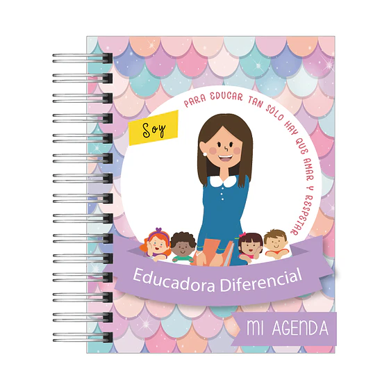 Agenda Educadora Diferencial – Agenda personalizable Día del Profesor Pigyfante
