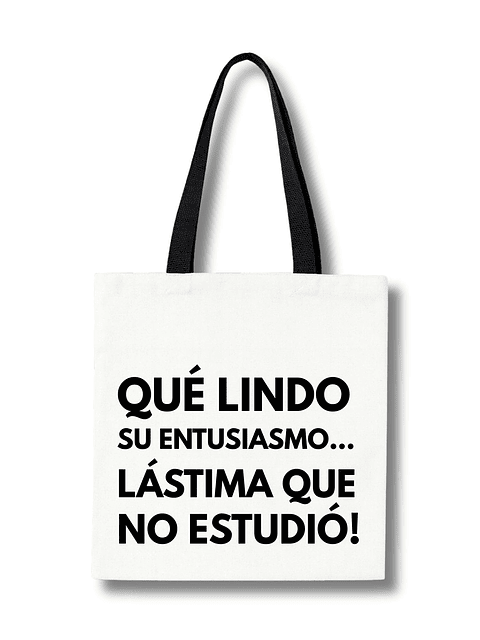 Totebag Sarcástico Edición Profesores