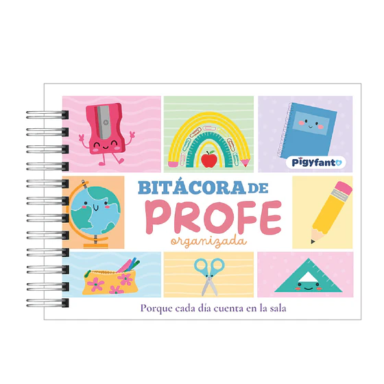 Bitácora de Profe – Agenda personalizable Día del Profesor Pigyfante