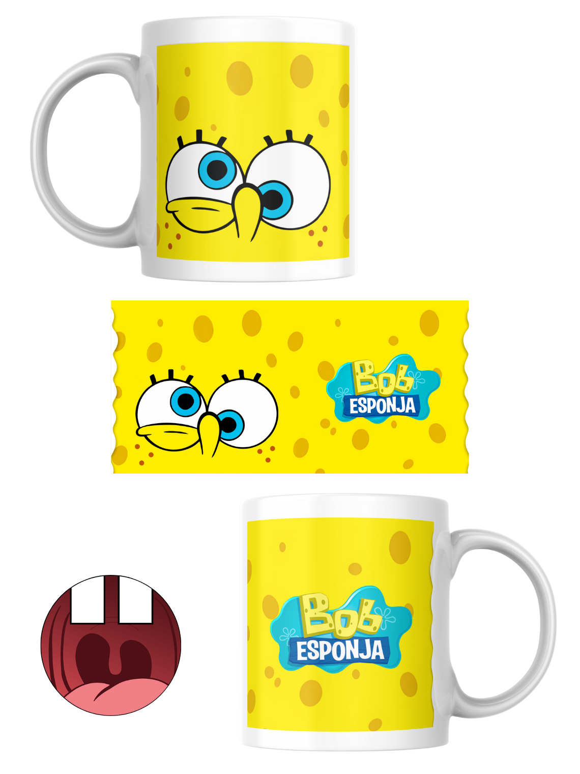 Tazas Edición Bob Esponja 1
