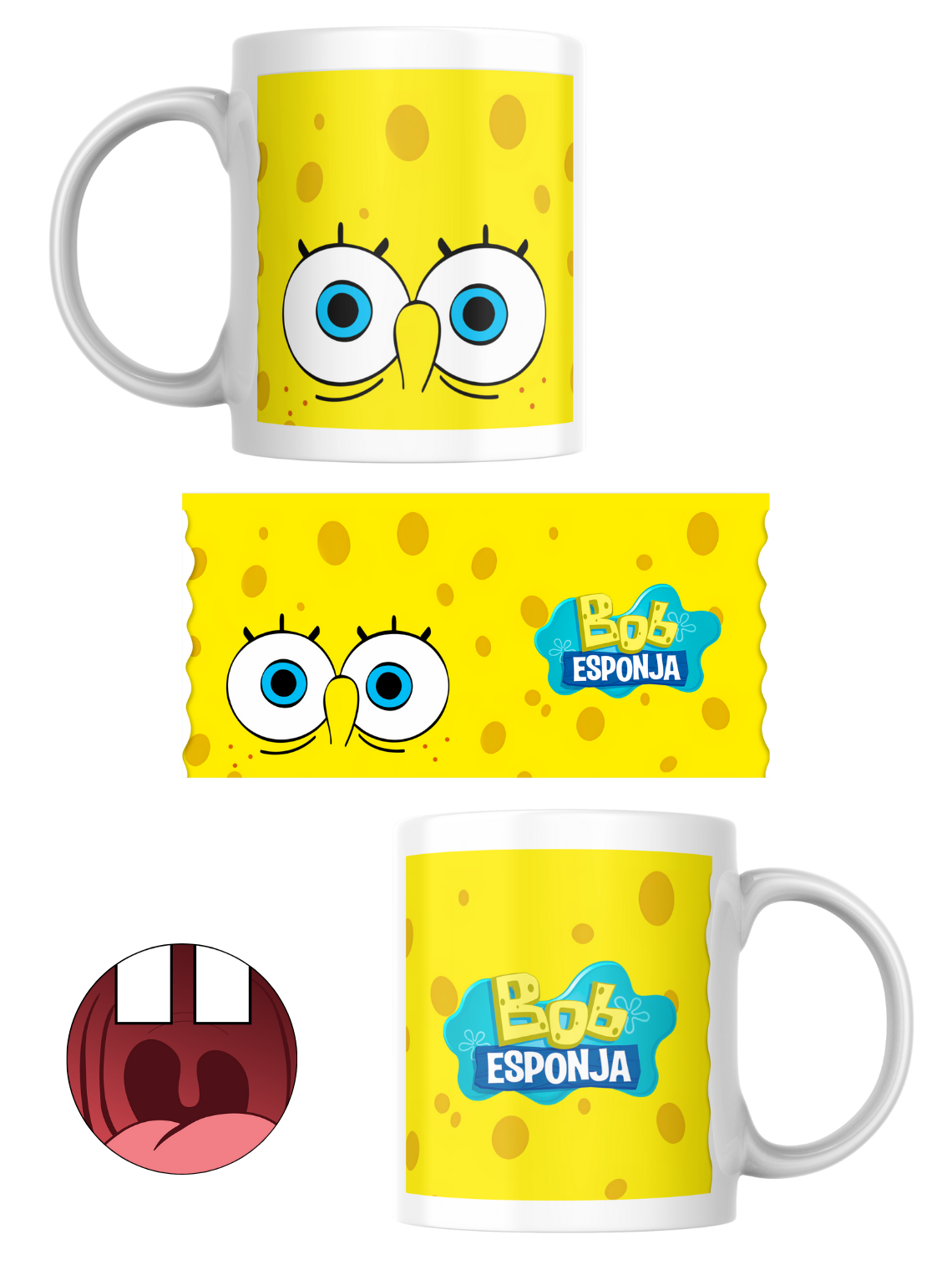 Tazas Edición Bob Esponja 3