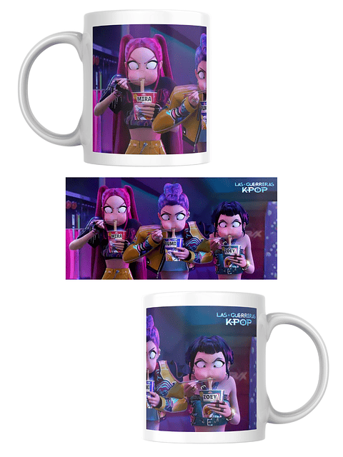 Tazas Edición Las Guerreras K-Pop