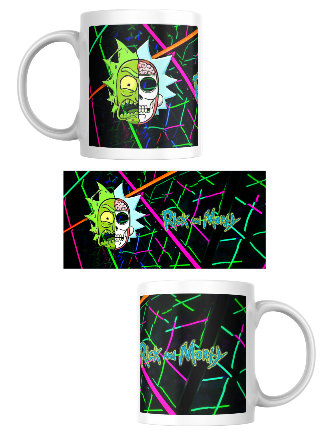 Tazas Edición  Rick and Morty 3